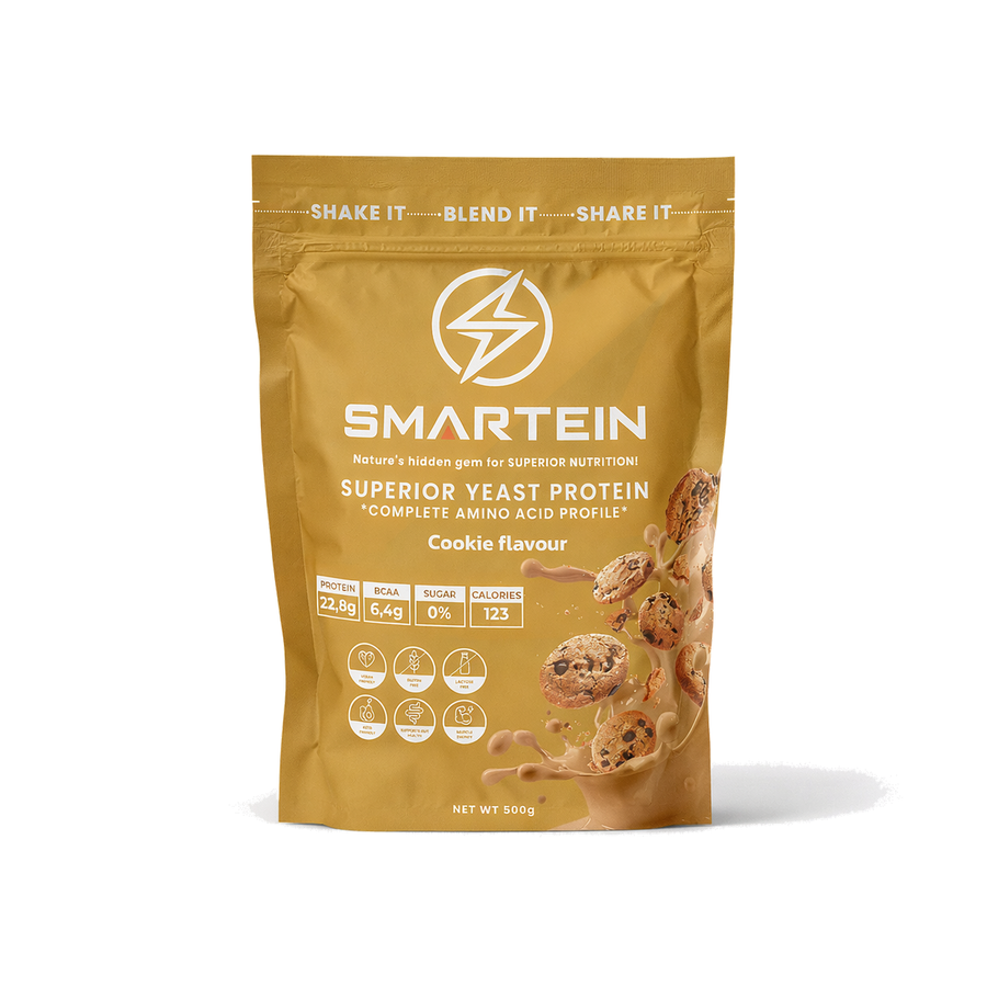 SMARTEIN Cookie, 500-g-Beutel auf weißem Hintergrund