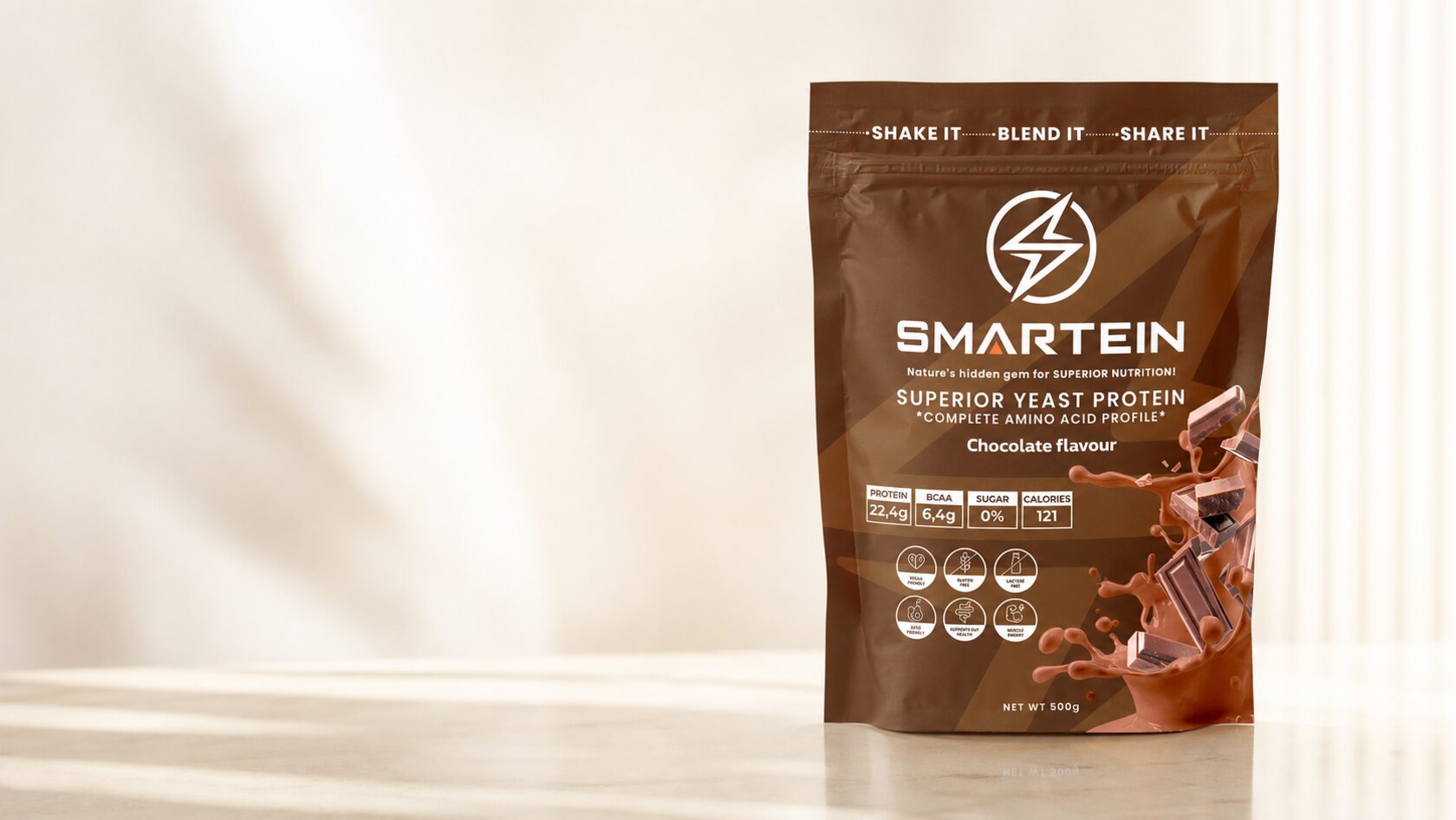 SMARTEIN chocolate yeast protein, full pack