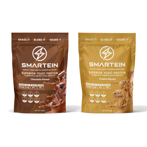 SMARTEIN Chocolate + Cookie, zwei 500-g-Beutel, insgesamt 1 kg