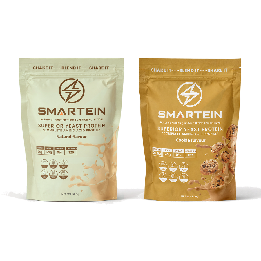 SMARTEIN Natural + Cookie, zwei 500-g-Beutel, insgesamt 1 kg