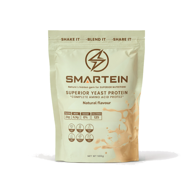 SMARTEIN Natural, 500-g-Beutel auf weißem Hintergrund