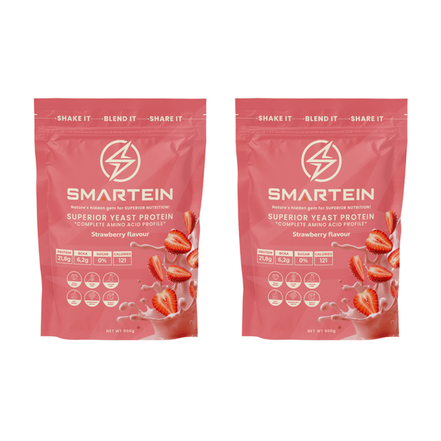 SMARTEIN Strawberry Duo, zwei 500-g-Beutel, insgesamt 1 kg